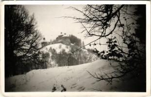 Krasznahorkaváralja, Krásnohorské Podhradie; Krasznahorka vára télen / Hrad Krásna Horka / castle in winter. photo (EK)