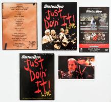 Status Quo - Just Doin' It! Live.  DVD, DVD-Video, Copy Protected, PAL CD, Album, Box Set, Limited Edition, Warner Music Vision, Nagy-Britannia, 2006. VG