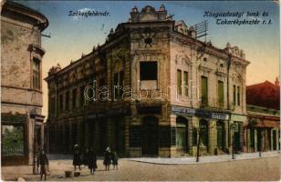 1918 Székesfehérvár, Közgazdasági bank, Takarékpénztár rt., Virág Sándor és Lövy Gyula üzlete (EB)