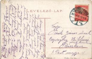 1918 Székesfehérvár, Közgazdasági bank, Takarékpénztár rt., Virág Sándor és Lövy Gyula üzlete (EB)