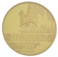 Csontos Attila 2023. "Himnusz 200. évforduló" aranyozott Cu emlékérem gyűjtői papírtokkal,...