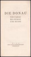 cca 1930 Die Donau Wien, DDSG 61 p képes füzet