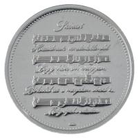 Csontos Attila 2016. "Szózat emlékérem" jelzett Ag emlékérem tanúsítvánnyal (10g/0.999/30m...