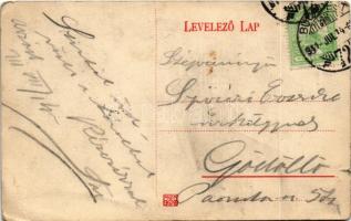 1911 Aszód, vasútállomás (szakadás / tear)