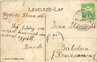 1911 Fogaras, Fagaras; Zeyk utca, M. kir. állami főgimnázium. Thierfeld Dávid kiadása / Zeyk-Gasse m...