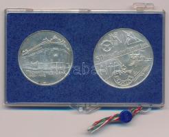 1974. 50Ft Ag "50 éves a Magyar Nemzeti Bank" + 100Ft Ag "50 éves a Magyar Nemzeti Ba...