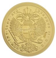 DN "Történelmi aranypénzek - II. József 8 Dukát 1773" aranyozott Cu-Ni utánveret "COP...