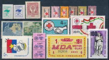 Kis magyar parafilatélia tétel 2 db stecklapon