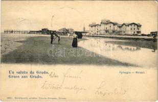 1901 Grado, Spiaggia / Strand / beach