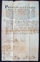 1827 Benyovszky János későbbi püspök aláírása