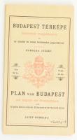 1983 Homolka József: Budapest térképe házszámok megjelölésével és az utcák és terek betürendes jegyz...