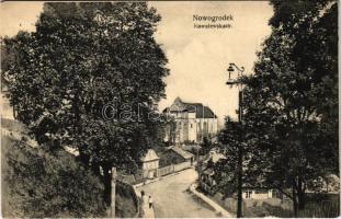Navahrudak, Novogrudok, Nowogródek; Kowalewskastr. / street (creases)
