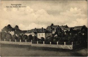Navahrudak, Novogrudok, Nowogródek; Haus des Dichters Mieckiewicz / castle (EK)