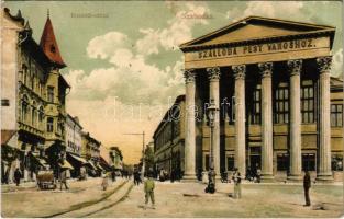 Szabadka, Subotica; Kossuth utca, szálloda Pest városhoz / street view, hotel (EB)