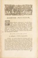cca XVIII. sz. Urbáriumi nyomtatványok gyűjteménye, 8 db: 

1769 Bizonyos Punctumok. [Nagyszeben],...