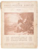 Az Ernst Múzeum aukciói: Különböző főúri és más magánbirtokokkból származó műtárgyak.. Bp., 1920. Kiadói papírkötésben