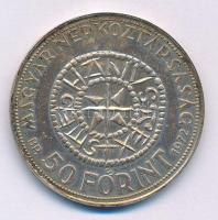 1972. 50Ft Ag "Szent István" T:AU,XF patina, ph
Adamo EM38