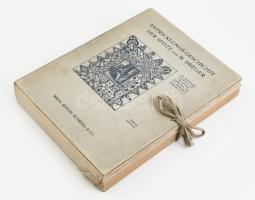 Dreger, Moritz,: Entwicklungsgeschichte der Spitze.
Wien, 1910. Anton Schroll. Textband und Tafelba...