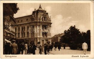 Nyíregyháza, Kossuth Lajos tér, Lieber és László üzlete (EK)