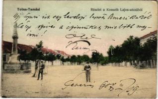 1907 Tamási, Tolna-Tamási; Kossuth Lajos utca. Jeruzsálem Ede kiadása (EK)