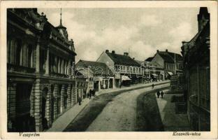 1928 Veszprém, Kossuth Lajos utca, üzletek (fa)