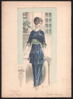 5 db La Femme Chic divatkép. 37x27 cm