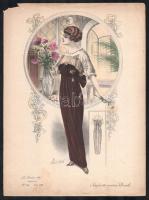 5 db La Femme Chic divatkép. 37x27 cm