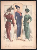 5 db La Femme Chic divatkép. 37x27 cm