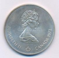 Kanada 1973. 5$ Ag "Montreali olimpia - Észak-Amerika térkép" T:AU
Canada 1973. 5 Dollars...