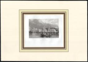 1834. Anglia. 4db Acélmetszet, papír, 12x15 cm