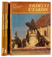 Dr. Kicsi Sándor - Szacsvay Imre: Erdélyi utakon. I-III. kötet. I.: Nagyváradtól a Hargitáig. II.: Csíkszék meg Háromszék. III.: Brassótól Nagyenyednek. Bp., 1989, Officina Nova (Kossuth-ny.) Rendkívül gazdag képanyaggal illusztrálva. Kiadói egészvászon-kötés, kiadói papír védőborítóban.