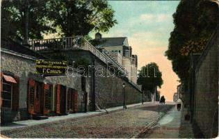 1911 Tartu, Garten Strasse mit Wanemuine / street, shop of G. Sako (EK)