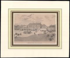 Cca. 1870. Szombathely. 4 db Rotációs fametszet. 20x15 cm