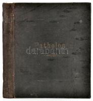 1897 Dr. Rátz [István]: Pathológia. Előadó: - -. Hozzákötve: Parasithológia. Előadó - - . Jegyzi: Dr...