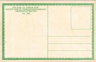 Der Graben in Wien im Siegesschmuck. Offizielle Karte für Rotes Kreutz Kriegsfürsorgeamt Kriegshilfs...