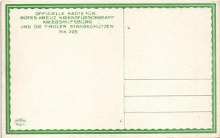 Feldpost im Hochgebirge. Offizielle Karte für Rotes Kreutz Kriegsfürsorgeamt Kriegshilfsbüro Nr. 326...