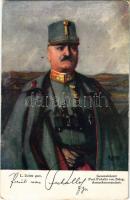 Generaloberst Paul Puhallo von Brlog Armeekommandant. Offizielle Karte für Rotes Kreutz Kriegsfürsorgeamt Kriegshilfsbüro Nr. 501. s: L. Delitz (EK)