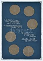 Szovjetunió 1977-1980. 1R Cu-Ni "Olimpia" (6xklf) műanyag dísztokban T:PP
Soviet Union 19...