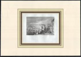 1834. Olaszország. 8 db acélmetszet. 12x15 cm