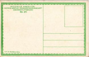 K.F.A. Heerführer-Serie. Offizielle Karte für Rotes Kreutz Kriegsfürsorgeamt Kriegshilfsbüro Nr. 371...