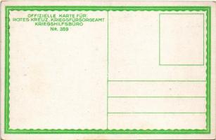 Eingeschneit. Offizielle Karte für Rotes Kreutz Kriegsfürsorgeamt Kriegshilfsbüro Nr. 359. s: R. Kar...