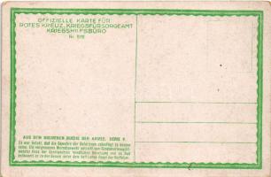 Offizielle Karte für Rotes Kreuz, Kriegsfürsorgeamt, Kriegshilfsbüro Nr. 576. Aus dem goldenen Buche...