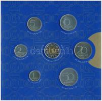 2000. 1Ft-100Ft (7xklf) forgalmi sor szettben + "200Ft Millenium" T:PP patina Adamo FO33.1
