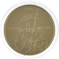 Csontos Attila DN "Talpra magyar - Az 1848-as forradalom története / Bánk bán" aranyozott bronz emlékérem (38mm) T:PP