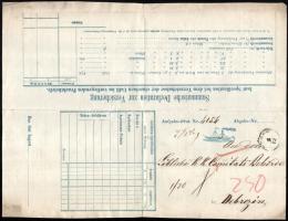 1859 DDSG fuvarlevél