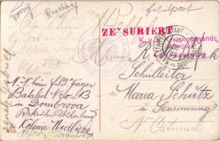 1915 Kämpfe in den Karpathen. Maschinengewehr Abteilung im Gefecht und Aufmarsch der Gebirge Artille...