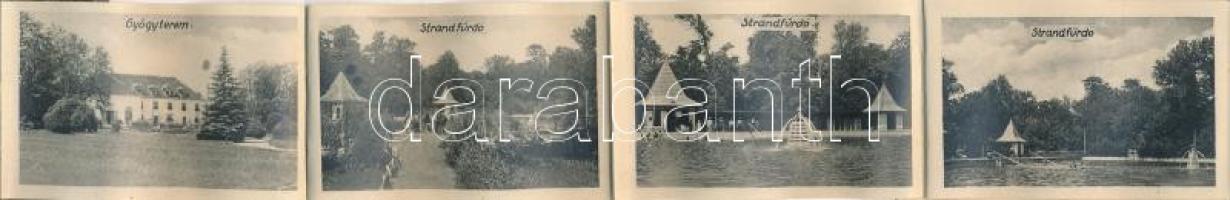 Harkányfürdő, Park, leporellolap 10 képpel (fa)