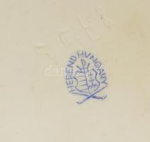 3 db Herendi kis tárgy. Kézzel festett, jelzett, minimális kopással d: 11 cm