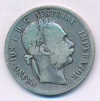 Ausztria 1879. 1Fl Ag "Ferenc József" T:F patina Austria 1879. 1 Florin Ag "Franz Joseph" C:F patina Krause KM#2222
