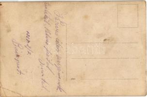 1917 Magyar katonák a budapesti Zita kórház előtt / WWI Hungarian soldiers in front of the military ...